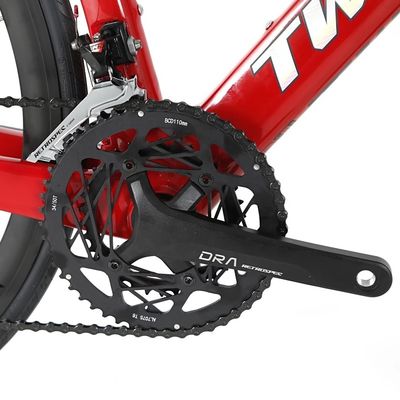 TWITTER Off-road Carbon Pedals 24 Speed Road Bike con freni a disco e telaio in fibra di carbonio