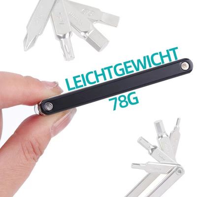 Migliora la tua bicicletta con il nostro set di chiavi e cacciavite esagonali multifunzionali in argento