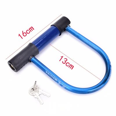 Alta sicurezza Bicicletta nera rossa U Catena di blocco per motocicletta Ciclismo Cable Lock JWA Ulock