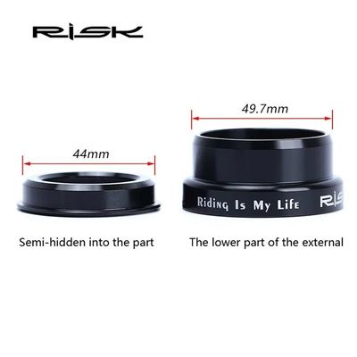 Headset Cap Bike realizzato in lega di alluminio resistente per una lunga durata sulle mountain bike