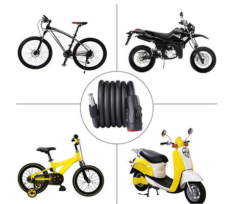 2022 Anti-furto bicicletta Steel Cable Lock Portable sicurezza lucchetto per mountain bike MTB