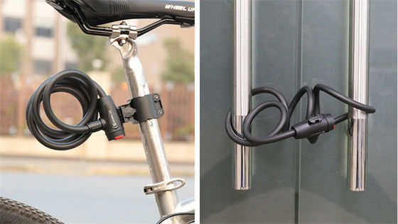 2022 Anti-furto bicicletta Steel Cable Lock Portable sicurezza lucchetto per mountain bike MTB