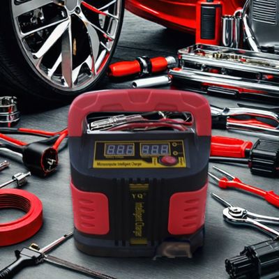Tiroflx General 15A Intelligent Auto Battery Charger per auto e moto da 12V/24V