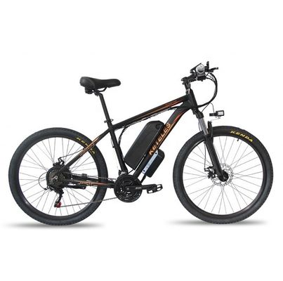 Electric Mountain Bike 26&quot; E-Bike con batteria al litio da 48V 13Ah e potente motore da 500W