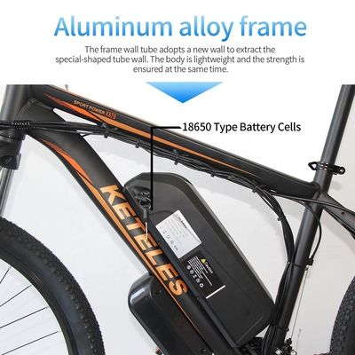Electric Mountain Bike 26&quot; E-Bike con batteria al litio da 48V 13Ah e potente motore da 500W