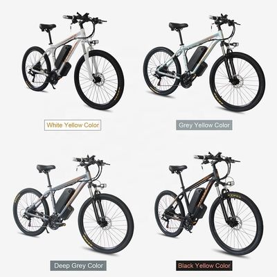 Electric Mountain Bike 26&quot; E-Bike con batteria al litio da 48V 13Ah e potente motore da 500W