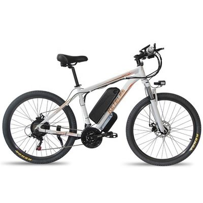 1000W 17.5AH Electric Mountain Bike 26&quot; Mountain E-bike Motore di mozzo posteriore Leggio di alluminio