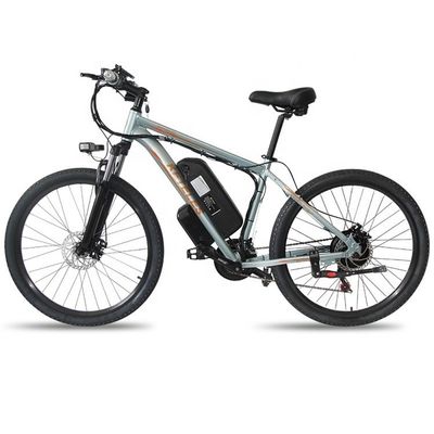 1000W 17.5AH Electric Mountain Bike 26&quot; Mountain E-bike Motore di mozzo posteriore Leggio di alluminio