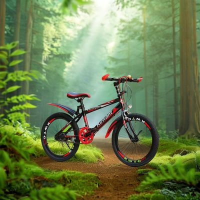 Bicicletta da montagna da 18/20/22/24 pollici per bambini a velocità singola e a 7 velocità in acciaio ad alto tenore di carbonio per ragazzi e ragazze