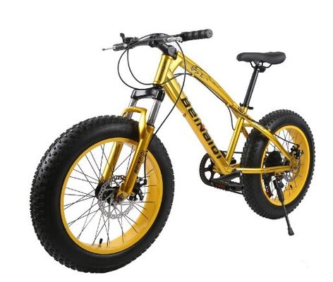 Bici da neve da spiaggia da 20 pollici per bambini 4.0 gomma grassa Bici da montagna con 7/21/24/27 velocità