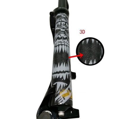 Adesivo di protezione per bicicletta 3D impermeabile per proteggere il telaio decorativo della bicicletta