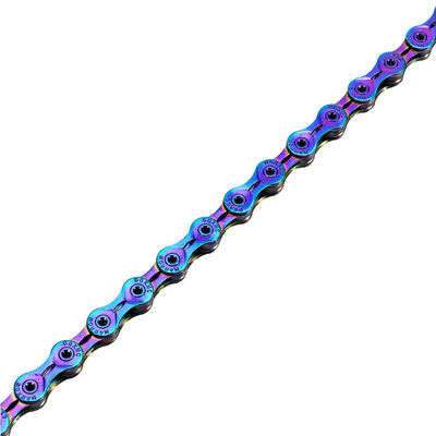 Full Hollow Stainless Steel Bike Chain per il 2021 SUMC 9/10/11/12 Speed Rainbow Bike