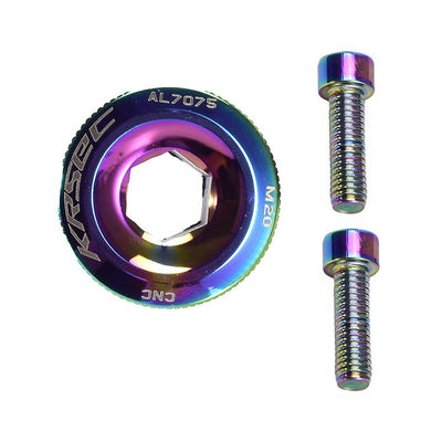 Categoria CRANK 2021 Parti di biciclette in alluminio colorato M18/M20 MTB Crankset Cover Screw