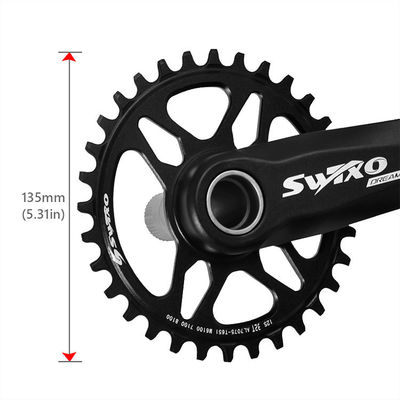 Crankset con braccio a manica da 170 mm e ruota a catena 32/34/36/38T