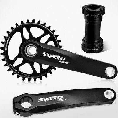 Crankset con braccio a manica da 170 mm e ruota a catena 32/34/36/38T